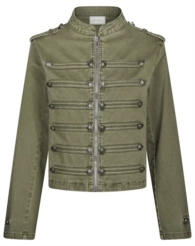 Neo Noir - Sivena Denim Jakke - Army